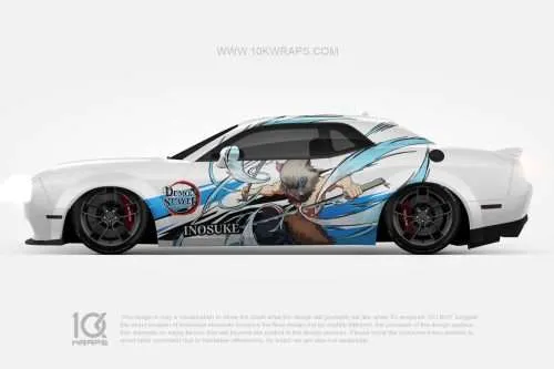 Demon Slayer Car Wraps 15 Made With Top 3M Vinyl-10KWRAPS