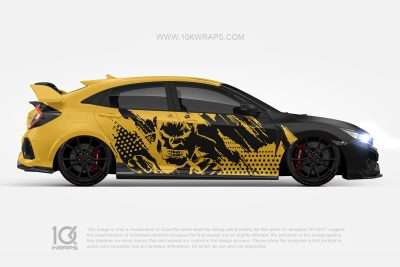 Hulk Comics Car Wraps 01 Made With Top 3M Vinyl - 10KWRAPS