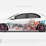 ZeroTwo Anime Car Wraps 16 Made With Top 3MVinyl-10KWRAPS