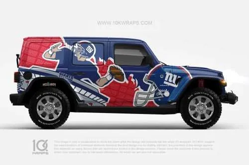 Indianapolis Colts Car Wraps Made With Top 3M Vinyl-10KWRAPS