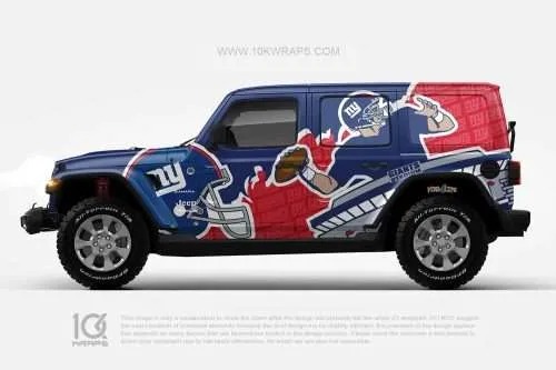 Indianapolis Colts Car Wraps Made With Top 3M Vinyl-10KWRAPS