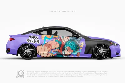 My Hero Academia Car Wraps Made With Top 3MVinyl-10KWRAPS