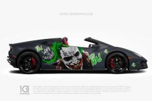 Joker Car Wraps JK-01 Made With Top 3M Vinyl - 10KWRAPS