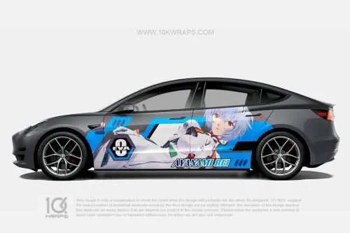 EVA Rei Car Wraps 02 Made With Top 3M Vinyl - 10KWRAPS