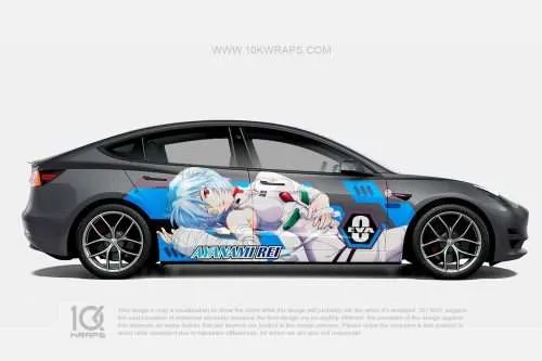 EVA Rei Car Wraps 02 Made With Top 3M Vinyl - 10KWRAPS