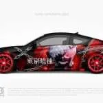 Tokyo Ghoul Car Wraps 04 Made With Top 3M Vinyl - 10KWRAPS