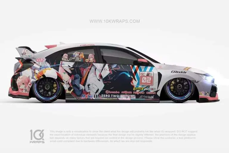 Anime Car Wrap Shop | Custom Design Your itasha Wrap Today!