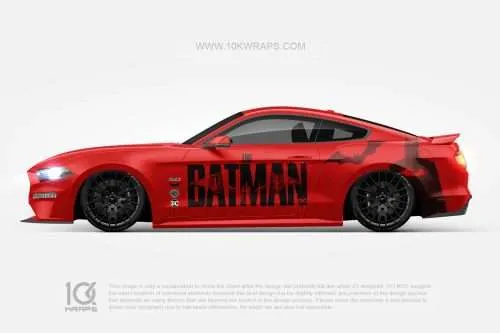 Batman Comics Car Wraps Made With Top 3M Vinyl - 10KWRAPS
