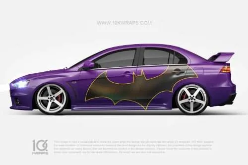 Batman Comics Car Wraps Made With Top 3M Vinyl - 10KWRAPS