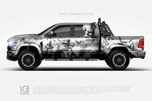 Batman Comics Car Wraps Made With Top 3M Vinyl - 10KWRAPS