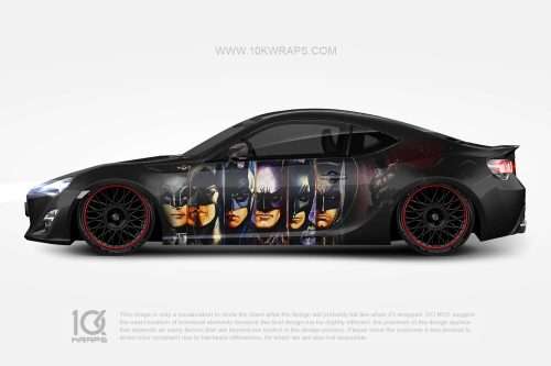 Batman Comics Car Wraps Made With Top 3M Vinyl - 10KWRAPS