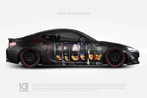 Batman Comics Car Wraps Made With Top 3M Vinyl - 10KWRAPS