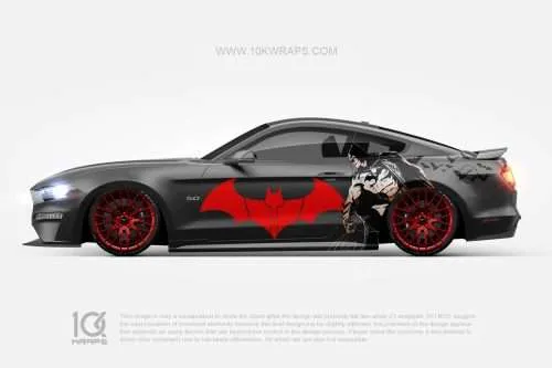 Batman Comics Car Wraps Made With Top 3M Vinyl - 10KWRAPS