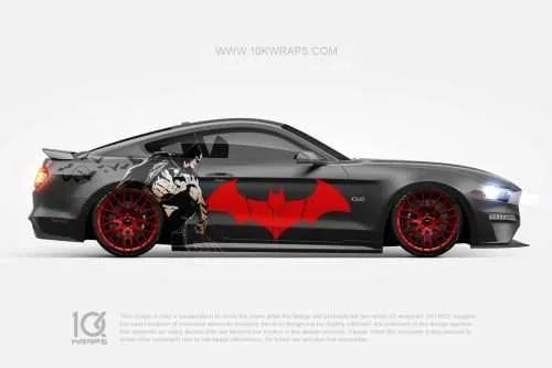 Batman Comics Car Wraps Made With Top 3M Vinyl - 10KWRAPS