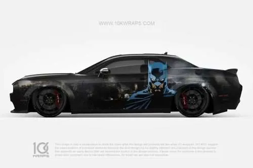 Batman Comics Car Wraps Made With Top 3M Vinyl - 10KWRAPS