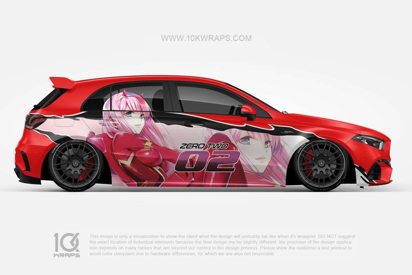 Custom Zero Two RANCE Car Wraps 01 Made With Top 3M Vinyl - 10KWRAPS