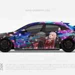 Zero Two DARLING in der FRANXX Auto Folierung EVO 9 Lancer [ZT-09]