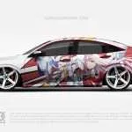 ZeroTwo Anime Car Wraps 01 Made With Top 3MVinyl-10KWRAPS
