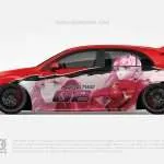 ZeroTwo Anime Car Wraps 01 Made With Top 3MVinyl-10KWRAPS