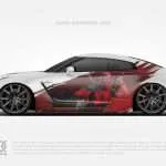 Deadpool Comics Car Wraps Made With Top 3M Vinyl-10KWRAPS