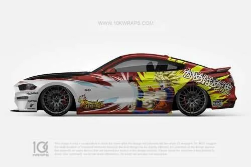 Dragon Ball Z Car Wraps 01 Made With Top 3M Vinyl-10KWRAPS