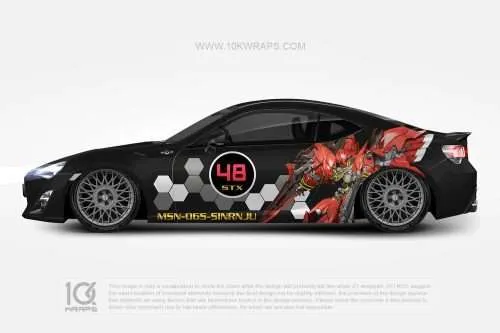 Gundam Anime Car Wraps 01 Made With Top 3MVinyl-10KWRAPS