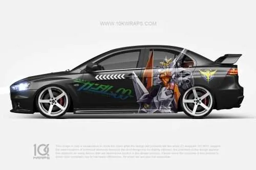 Gundam Anime Car Wraps 01 Made With Top 3MVinyl-10KWRAPS