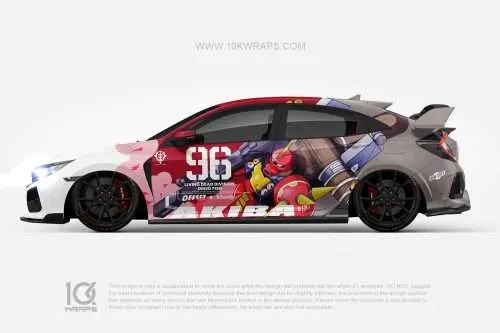 Gundam Anime Car Wraps 01 Made With Top 3MVinyl-10KWRAPS