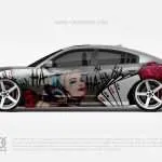 Harley Quinn Car Wraps 01 Made With Top 3M Vinyl - 10KWRAPS