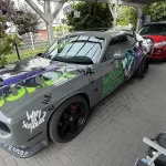 Joker Autofolien Comic Joker Wrap für BMW M4 3M Vinyl Itasha