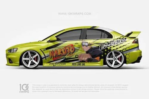 Naruto Anime Car Wraps 01 Made With Top 3M Vinyl - 10KWRAPS
