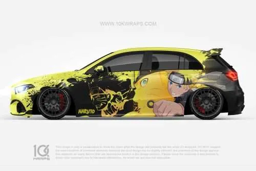 Naruto Anime Car Wraps 01 Made With Top 3M Vinyl - 10KWRAPS