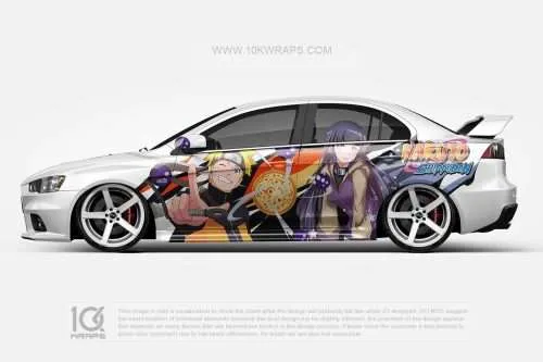 Naruto Anime Car Wraps 01 Made With Top 3M Vinyl - 10KWRAPS