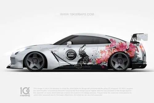Afro Samurai Car Wraps 01 Made With Top 3M Vinyl - 10KWRAPS
