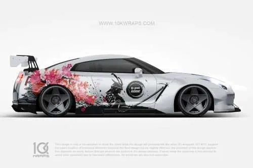 Afro Samurai Car Wraps 01 Made With Top 3M Vinyl - 10KWRAPS
