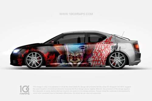 Pennywise Car Wraps 01 Made With Top 3M Vinyl - 10KWRAPS