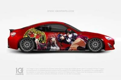 High School DxD Car Wraps Made With Top 3M Vinyl - 10KWRAPS