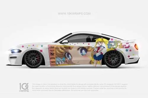 Sailor Moon Car Wraps 01 Made With Top 3M Vinyl - 10KWRAPS