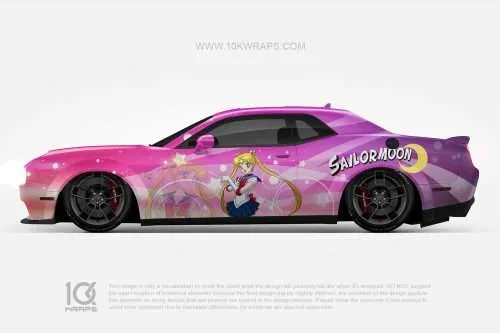 Sailor Moon Car Wraps 01 Made With Top 3M Vinyl - 10KWRAPS