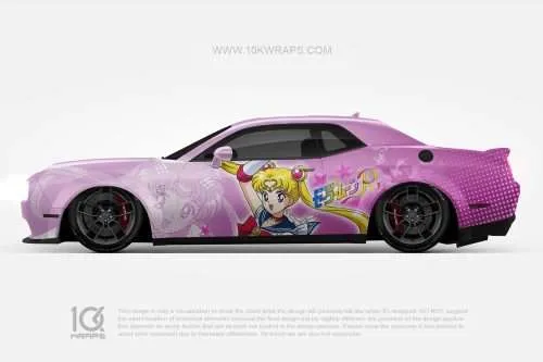 Sailor Moon Car Wraps 01 Made With Top 3M Vinyl - 10KWRAPS