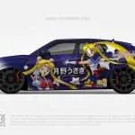 Sailor Moon Car Wraps 01 Made With Top 3M Vinyl - 10KWRAPS