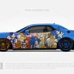 Sonic Anime Car Wraps 01 Made With Top 3M Vinyl - 10KWRAPS