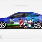 Sonic Anime Car Wraps 01 Made With Top 3M Vinyl - 10KWRAPS