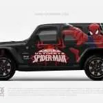 Spiderman Car Wraps 01 Made With Top 3M Vinyl - 10KWRAPS