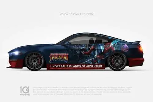 Spiderman Car Wraps 01 Made With Top 3M Vinyl - 10KWRAPS