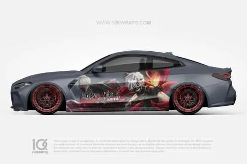 Tokyo Ghoul Car Wraps 01 Made With Top 3M Vinyl - 10KWRAPS