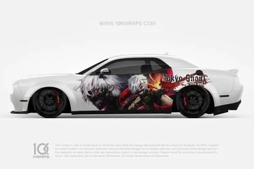 Tokyo Ghoul Car Wraps 01 Made With Top 3M Vinyl - 10KWRAPS