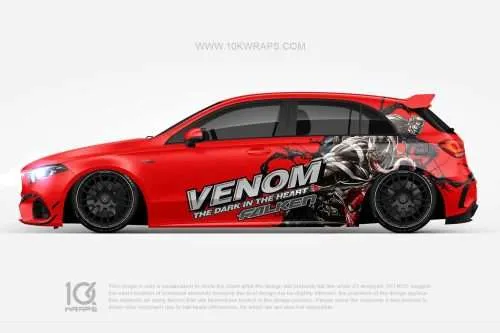 Venom Carnage Car Wraps Made With Top 3M Vinyl - 10KWRAPS
