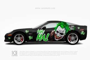 Joker Car Wraps JK-01 Made With Top 3M Vinyl - 10KWRAPS