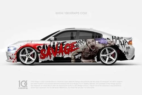 Joker Auto Folierung für Dodge Charger [JK-09]